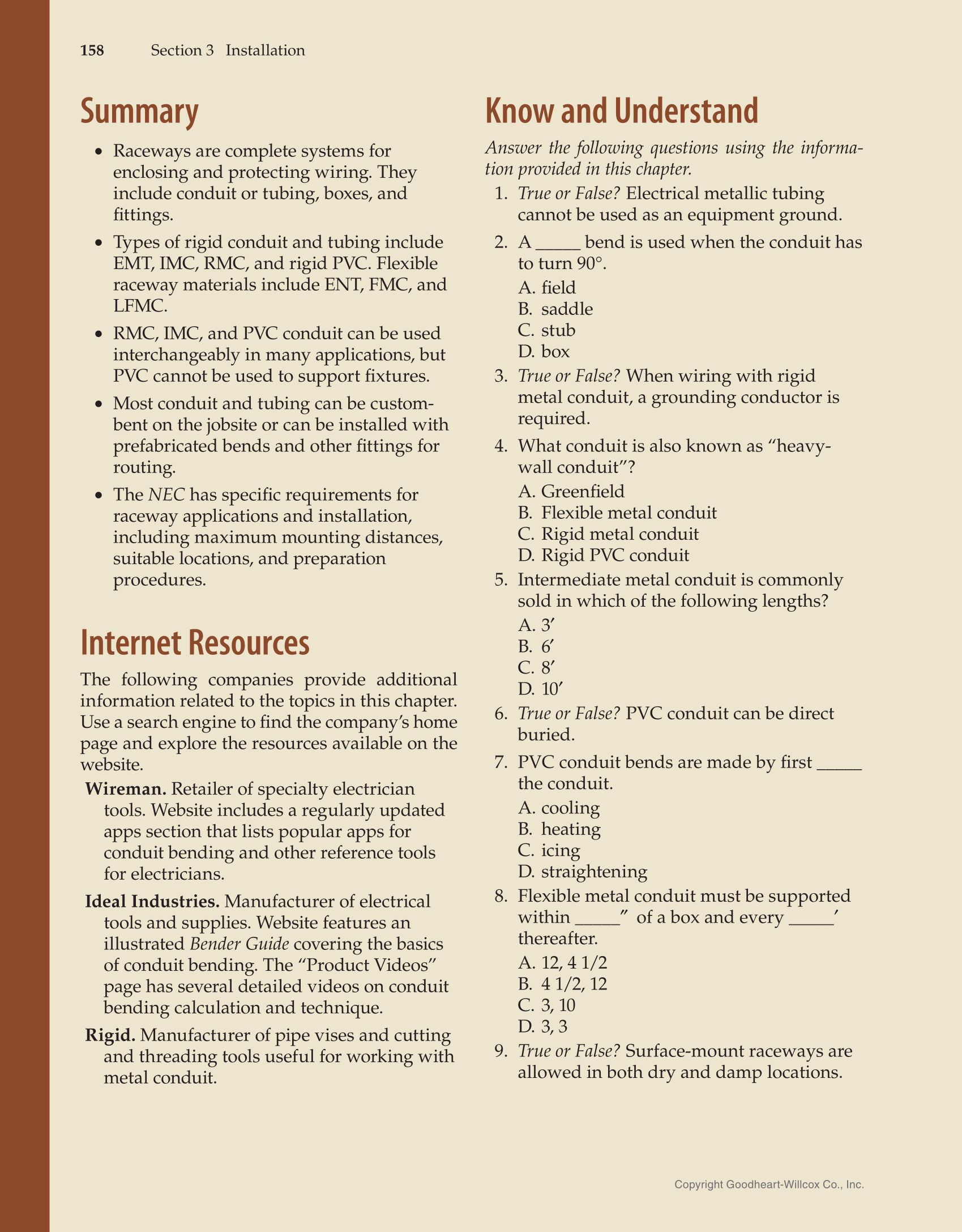 Modern Residential Wiring, 12th Edition page 158