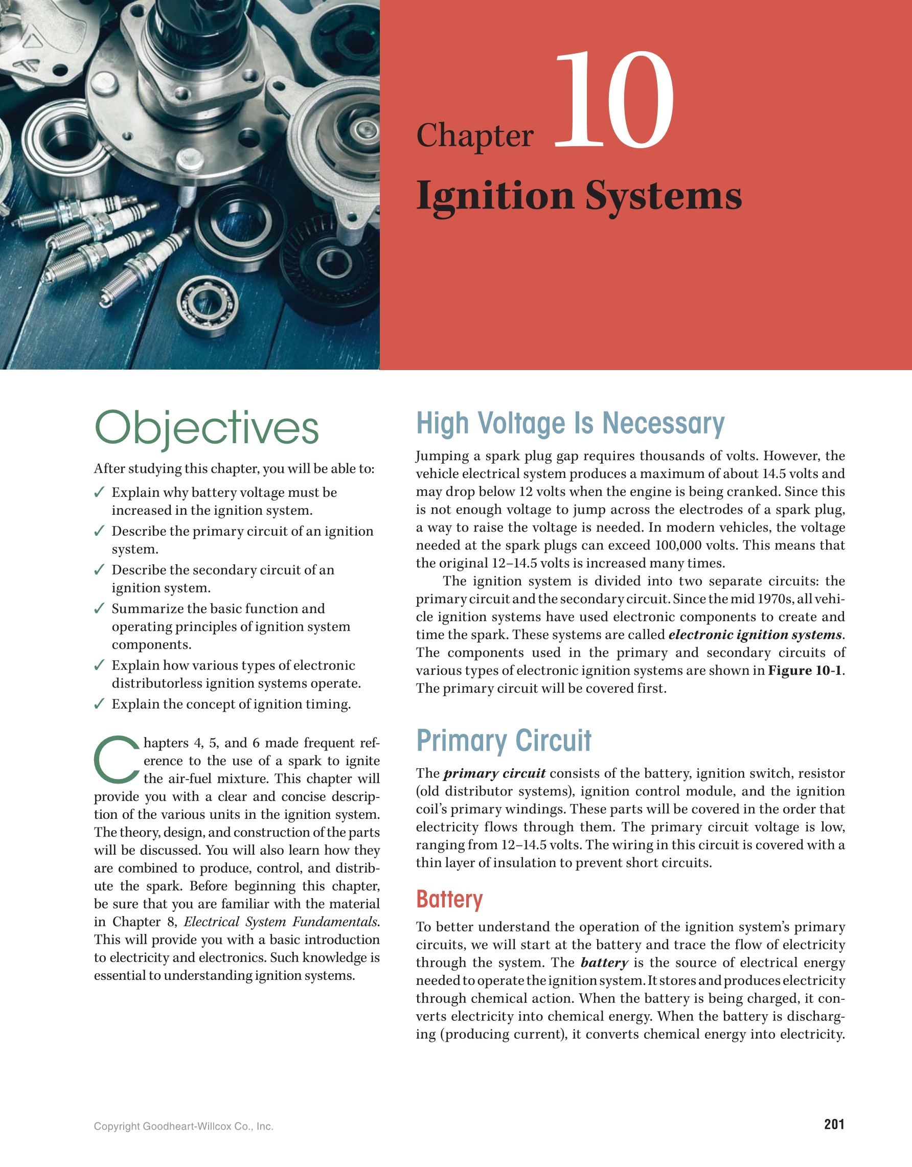 Auto Fundamentals, 12th Edition page 201
