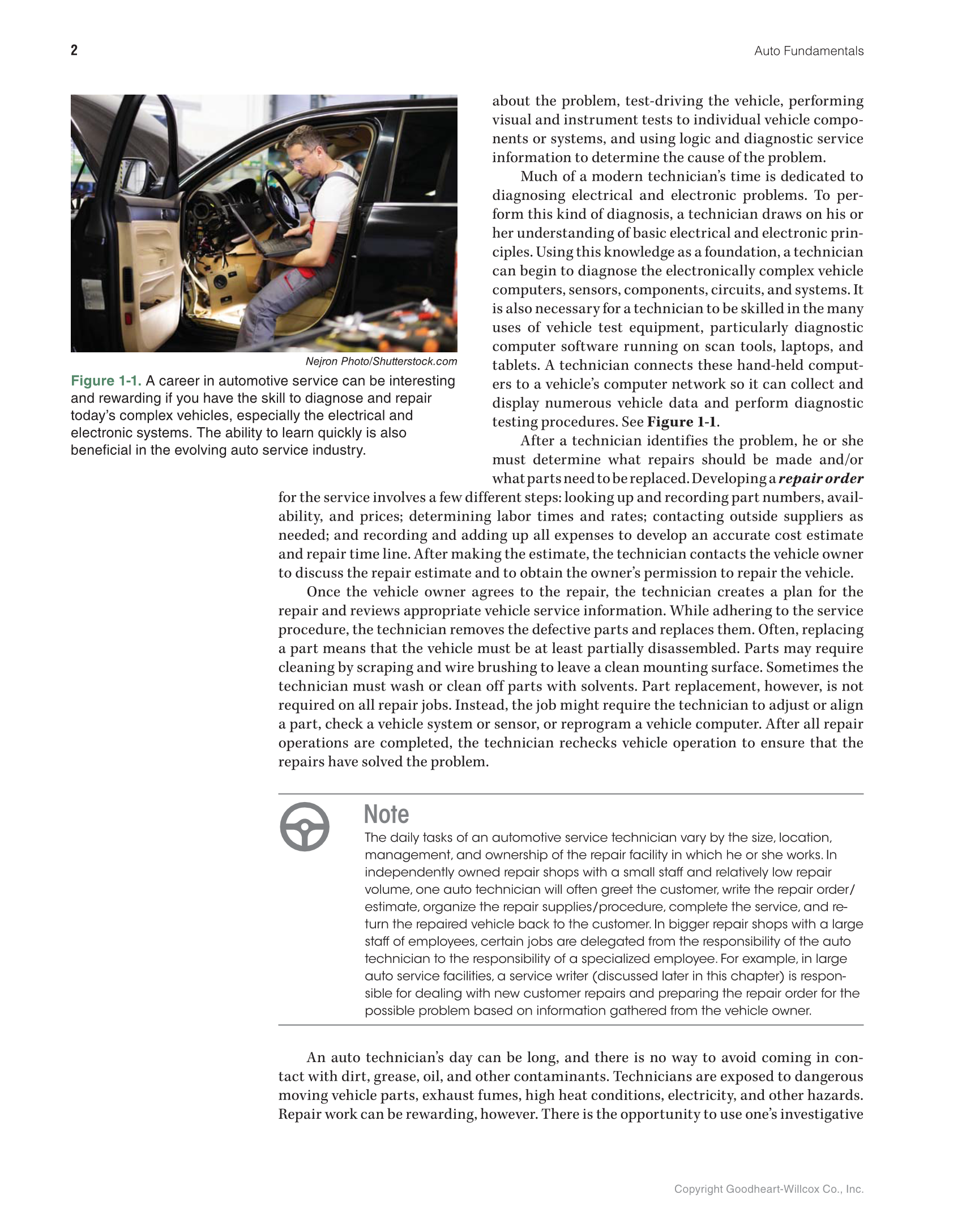 Auto Fundamentals, 12th Edition page 2