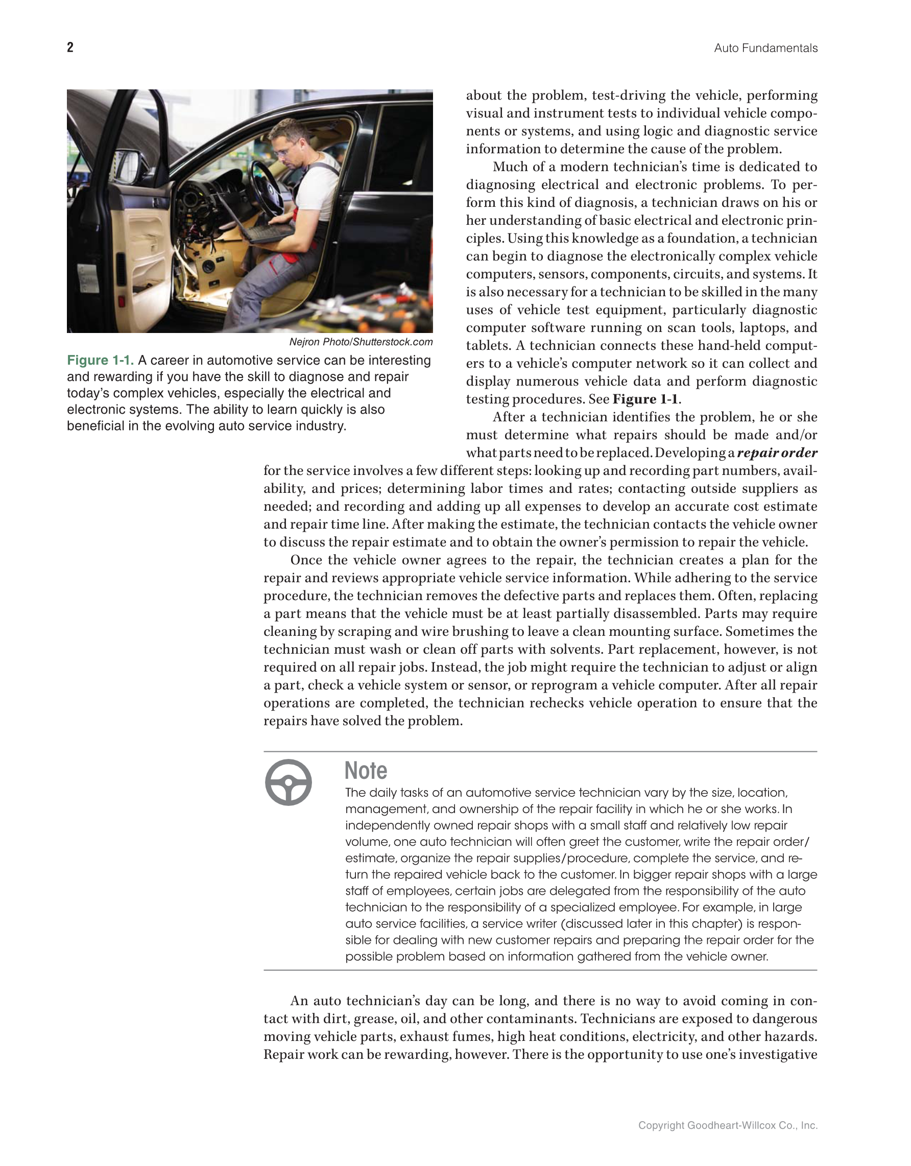 Auto Fundamentals, 12th Edition page 2