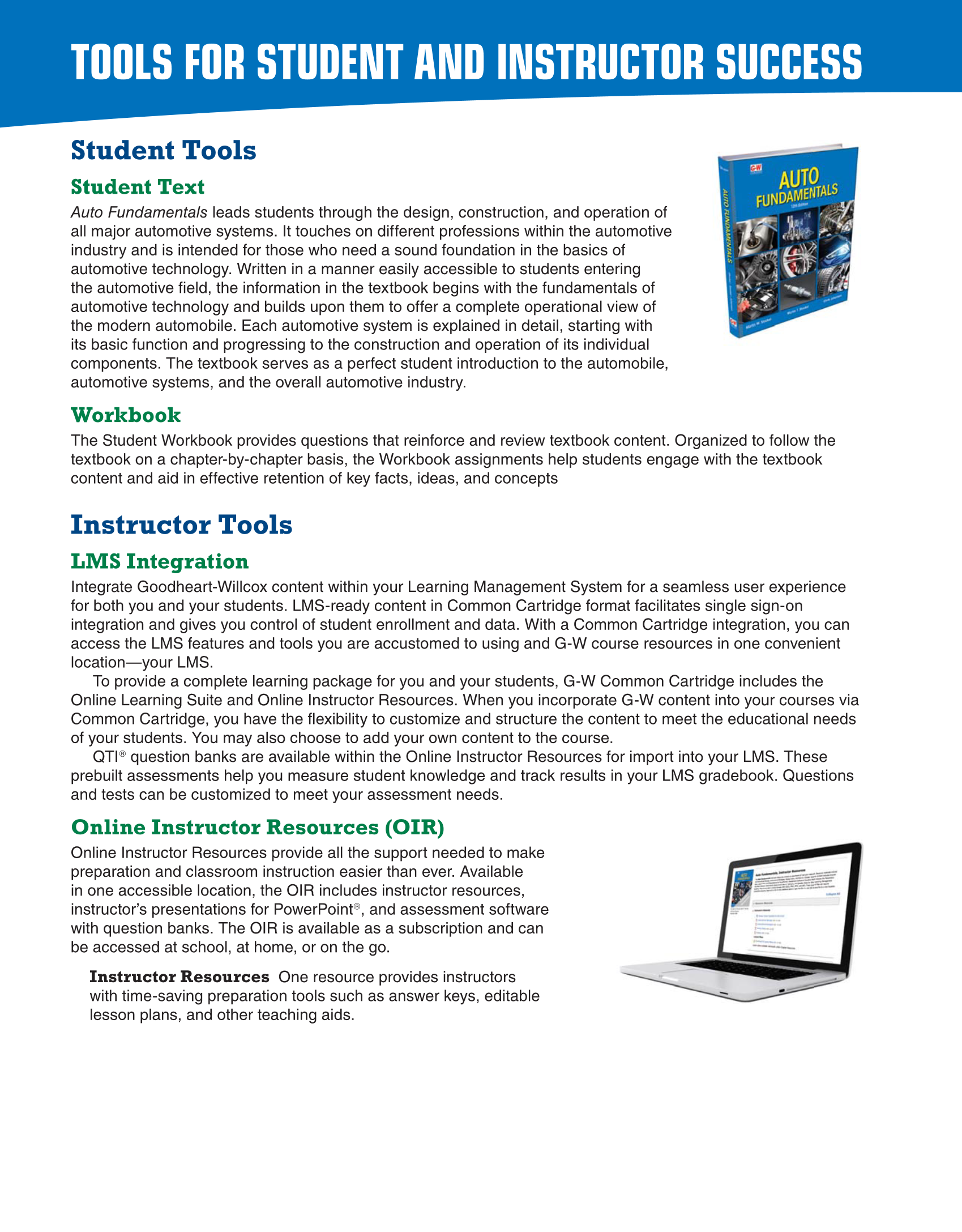 Auto Fundamentals, 12th Edition page M4