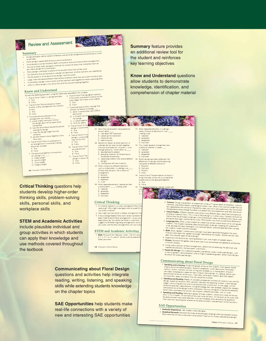 Principles of Floral Design An Illustrated Guide, 2nd Edition page M4