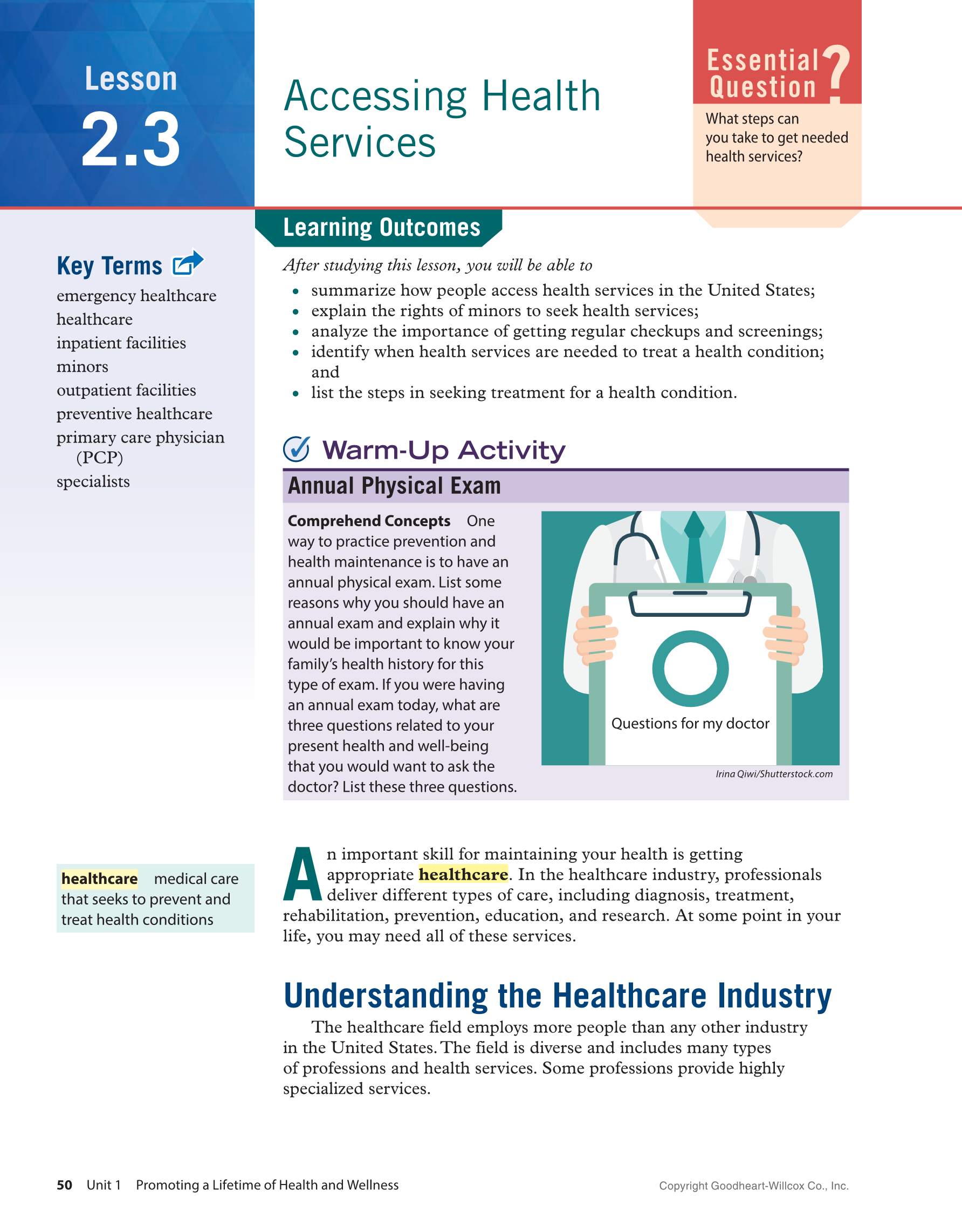 Comprehensive Health Skills 3e page 50