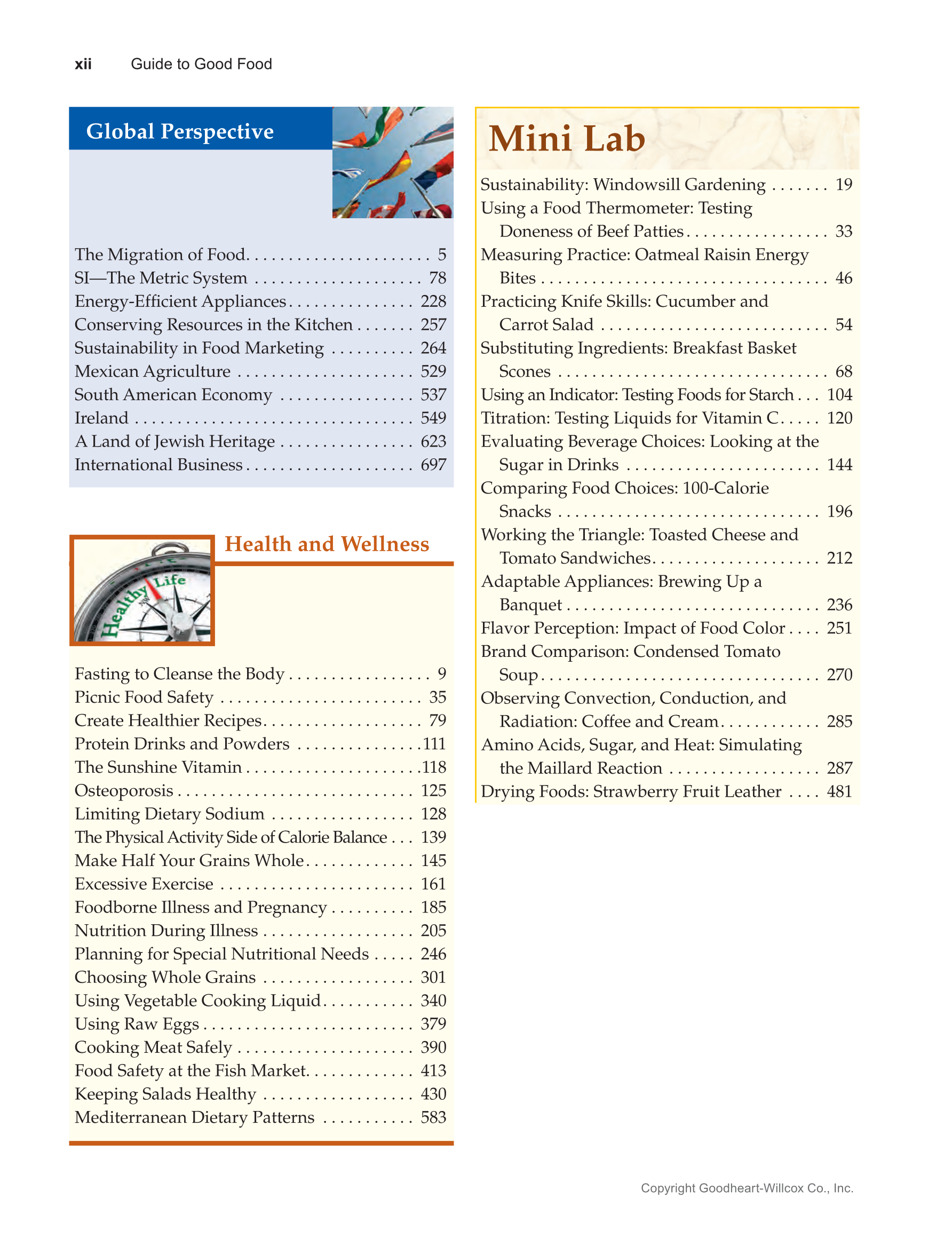 Guide To Good Food Nutrition And Food Preparation 15e Textbook Page Xii guide-to-good-food-nutrition-and-food-preparation-15e-textbook-page-xii