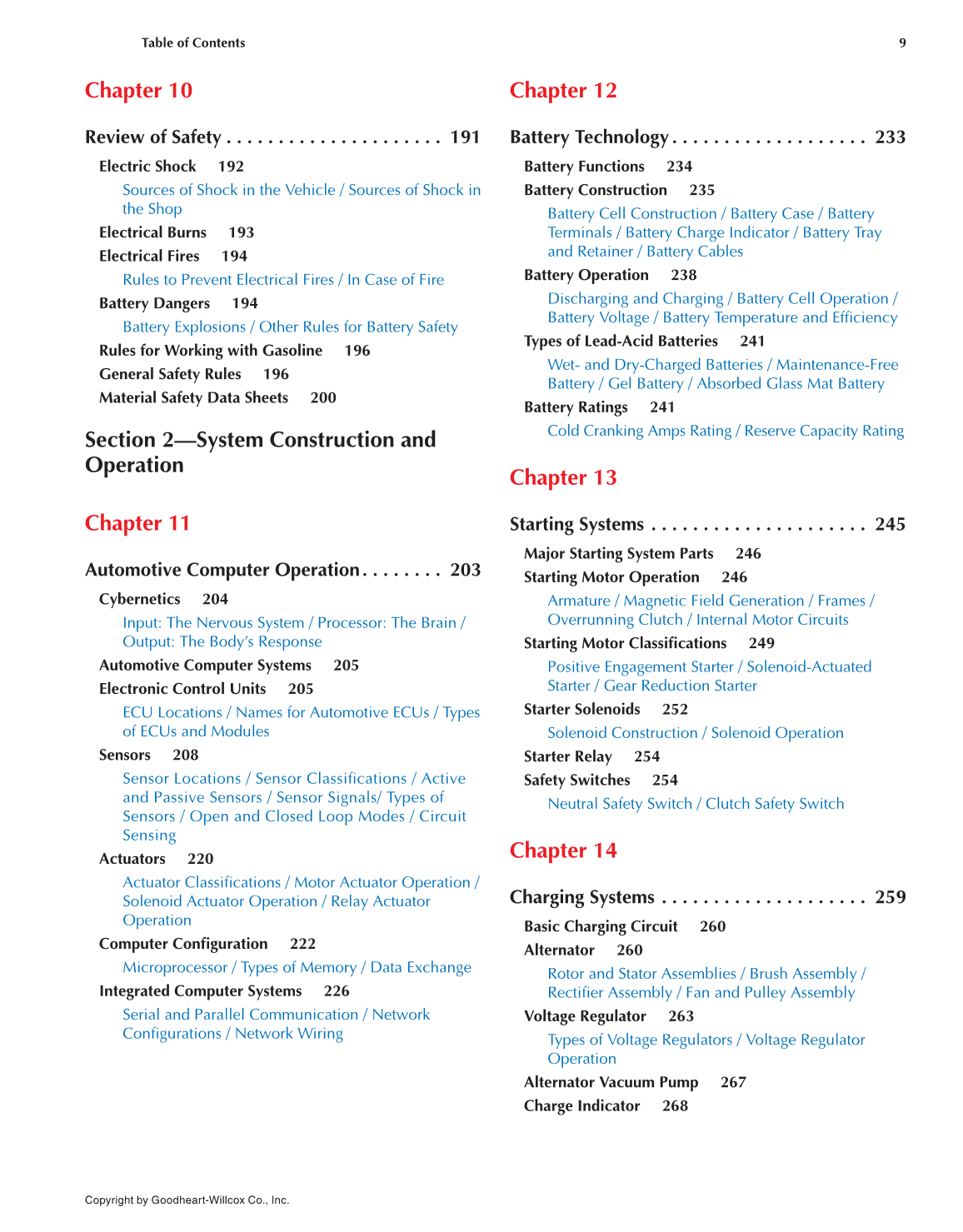 Auto Electricity and Electronics, 6th Edition page 9