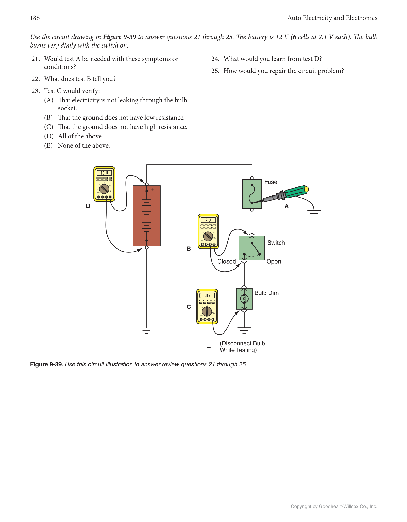 Auto Electricity and Electronics, 7th Edition, Online Textbook page 188