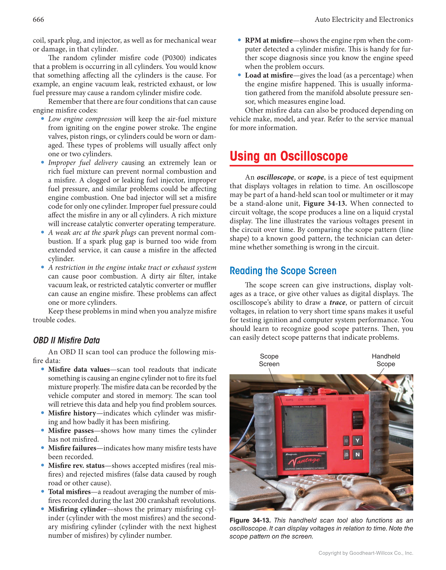 Auto Electricity and Electronics, 7th Edition, Online Textbook page 666