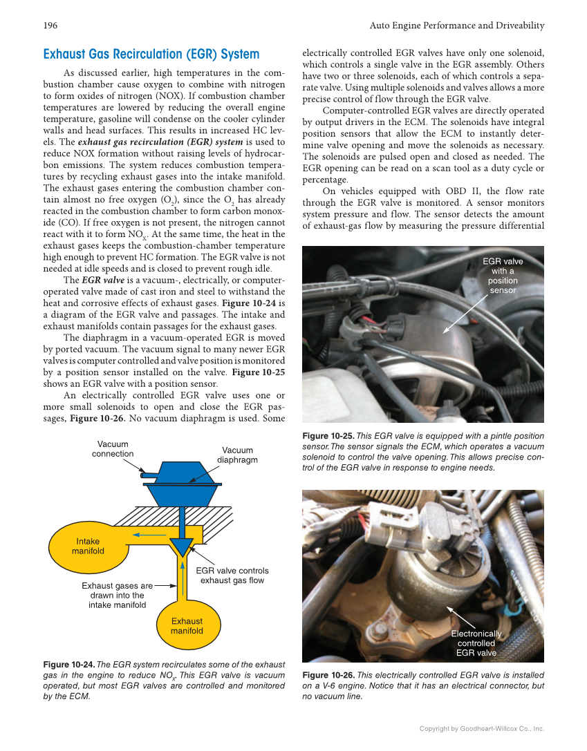 Auto Engine Performance and Driveability, 5th Edition, Online Textbook