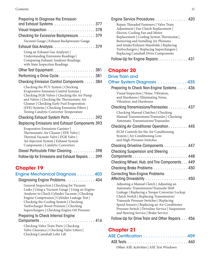 Auto Engine Performance and Driveability, 5th Edition, Online Textbook ...