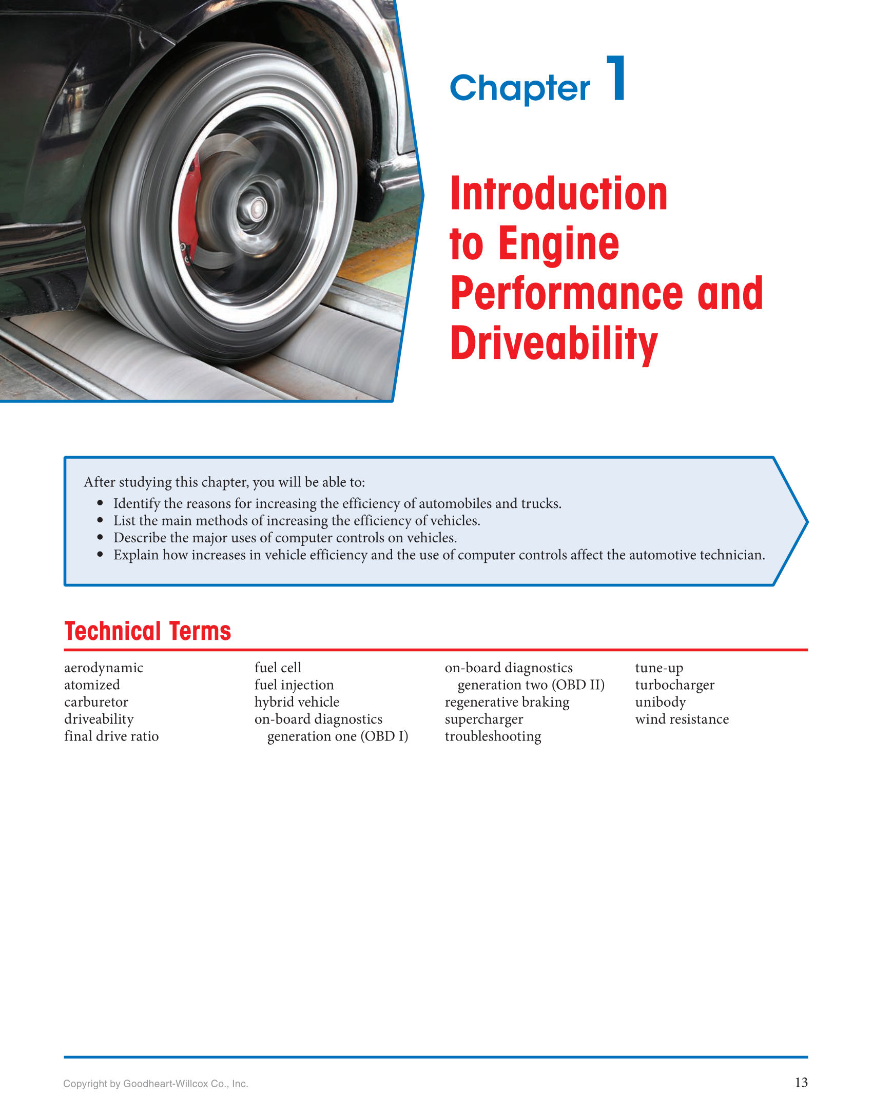 Auto Engine Performance and Driveability, 5th Edition, Online Textbook
