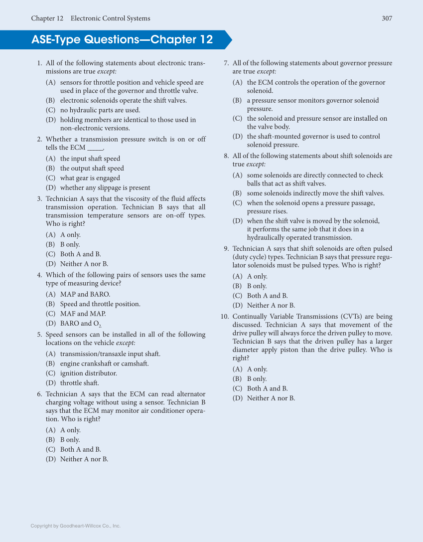 Automatic Transmissions and Transaxles, 5th Edition, Online Textbook ...