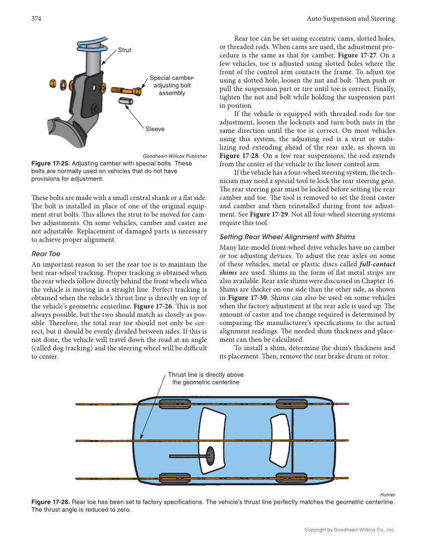 Auto Suspension and Steering, 5th Edition, Online Textbook page 374