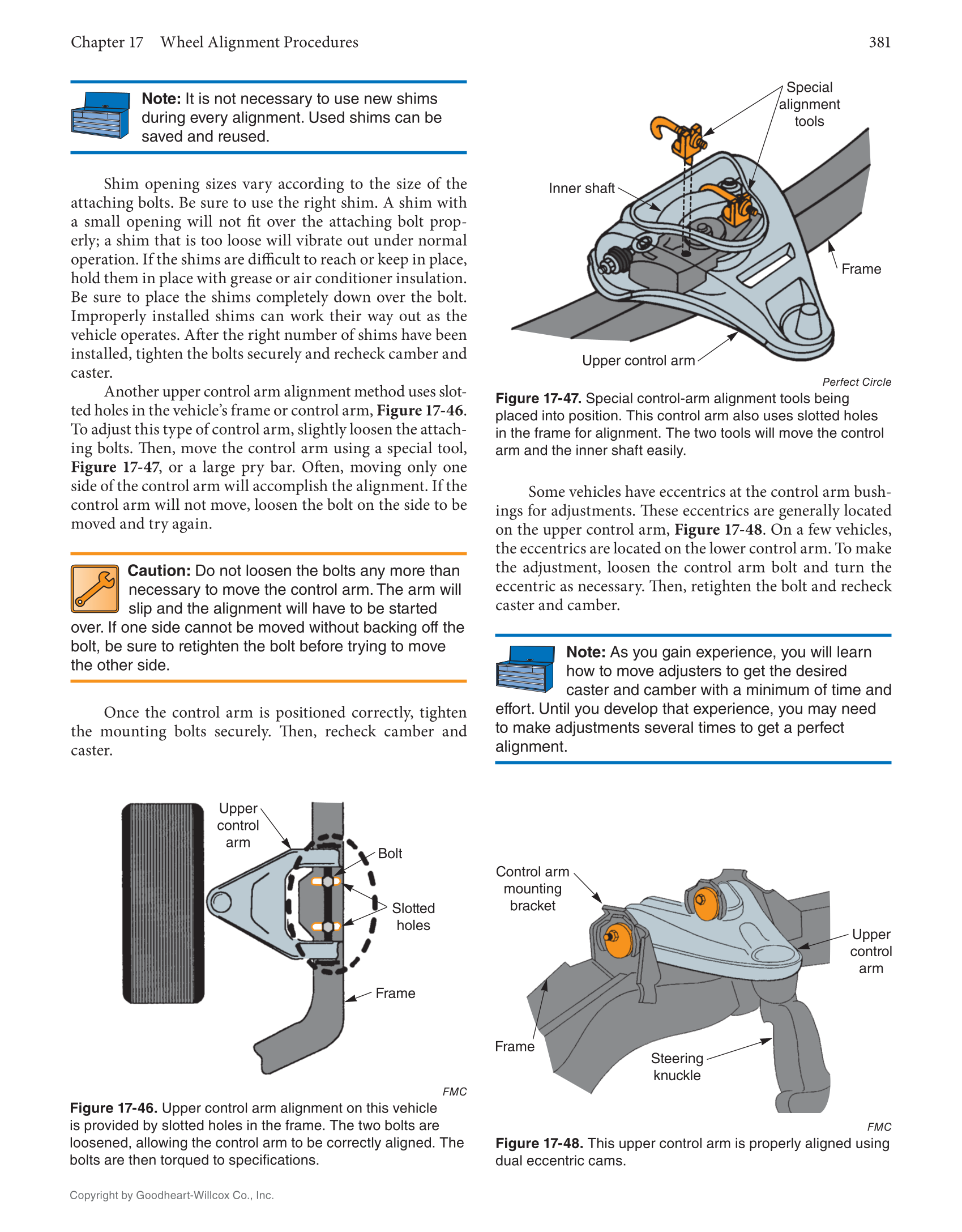 Auto Suspension and Steering, 5th Edition, Online Textbook page 381