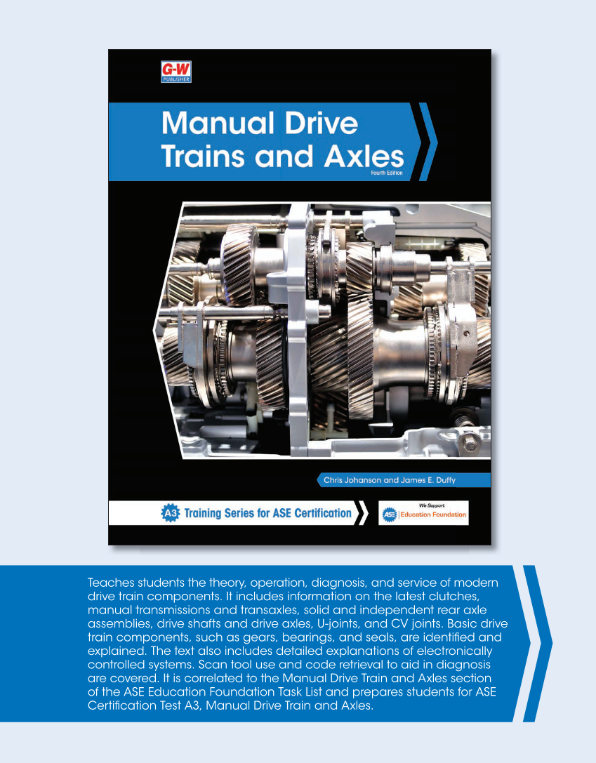 Manual Drive Trains and Axles, 4th Edition, Online Textbook page M1