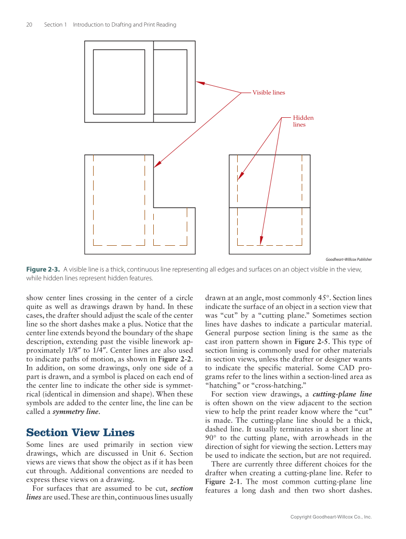 Reading Section Line Print Reading for Industry 11e, Online Textbook page 20