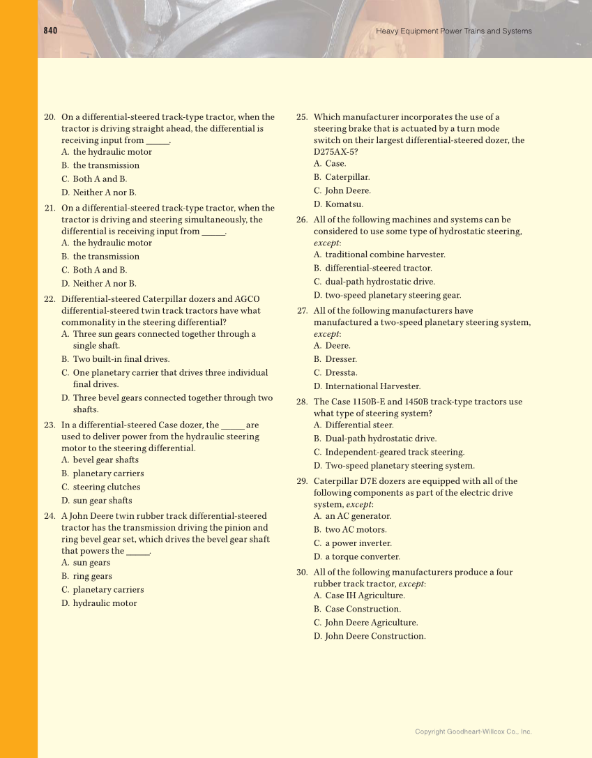 Heavy Equipment Power Trains and Systems, 1st Edition page 840