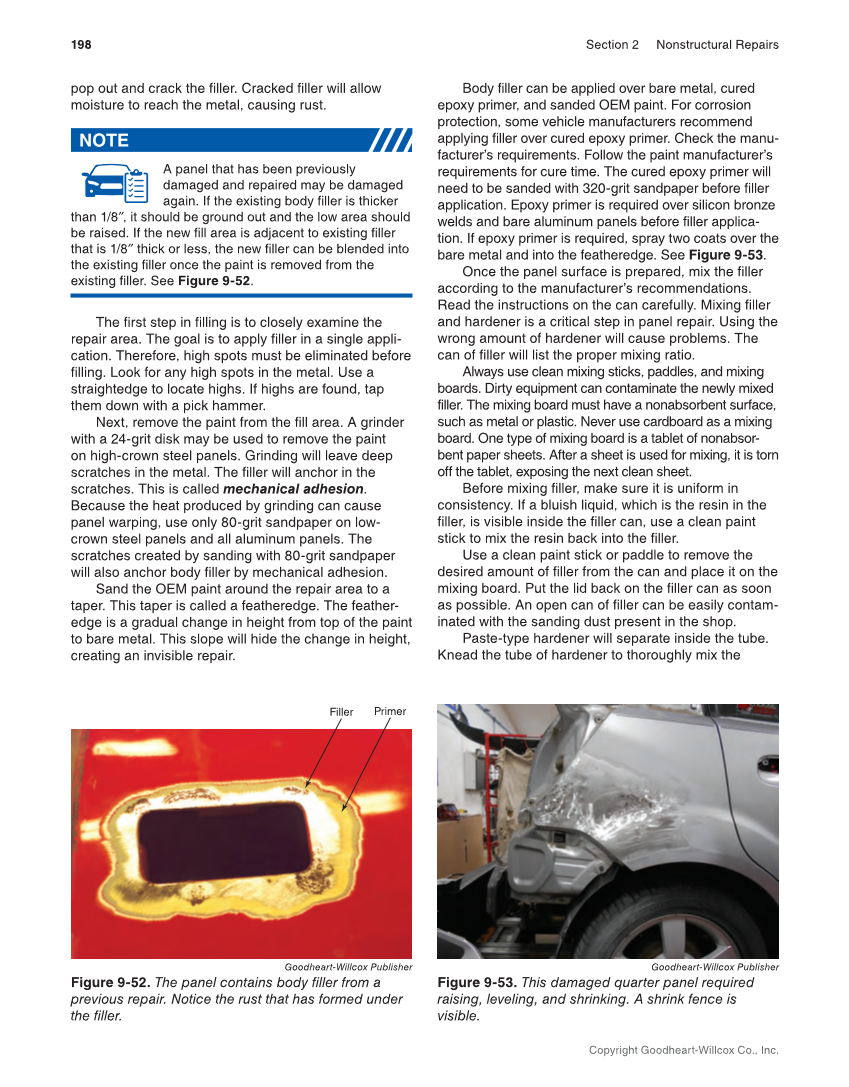 Auto Collision Repair and Refinishing 3e, Online Textbook page 198