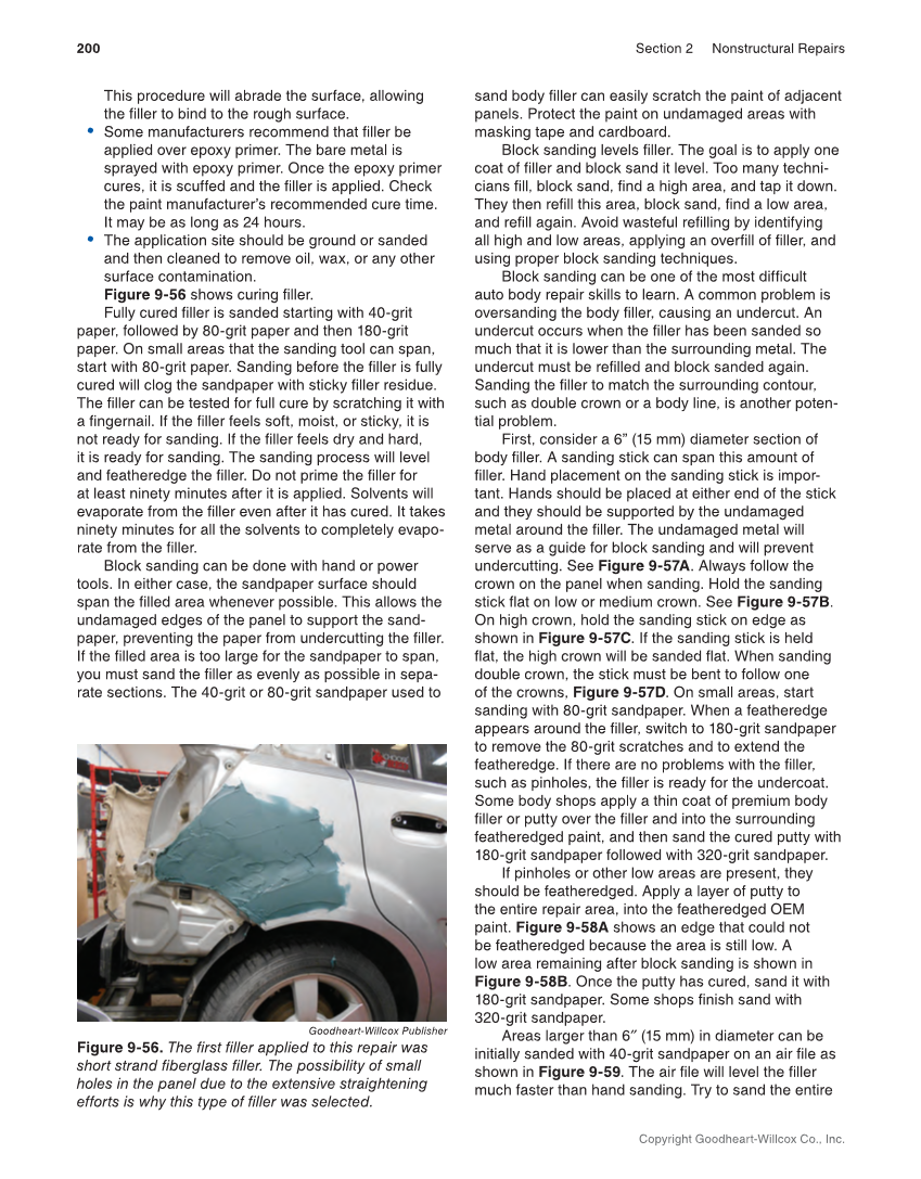 Auto Collision Repair and Refinishing 3e, Online Textbook page 200