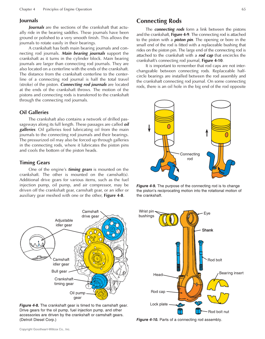 Diesel Engine Rotation Clockwise Diesel Engine Technology 9e page 65