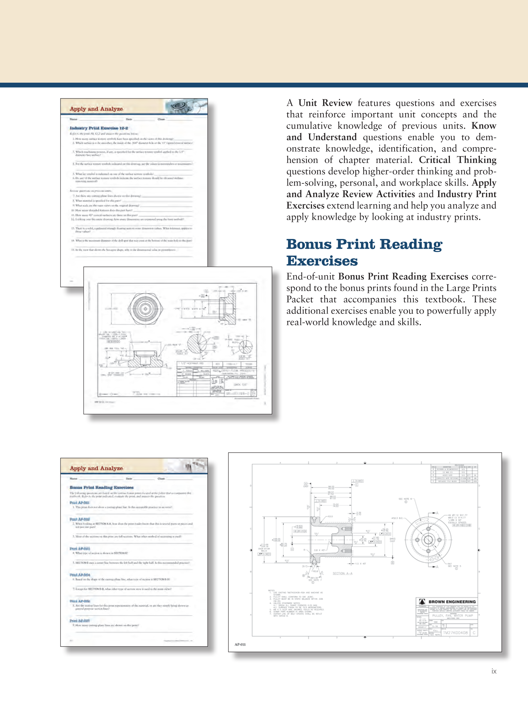 Print Reading For Industry 11e Online Textbook Page Ix Print Reading For Industry 11e Online Textbook Page Ix