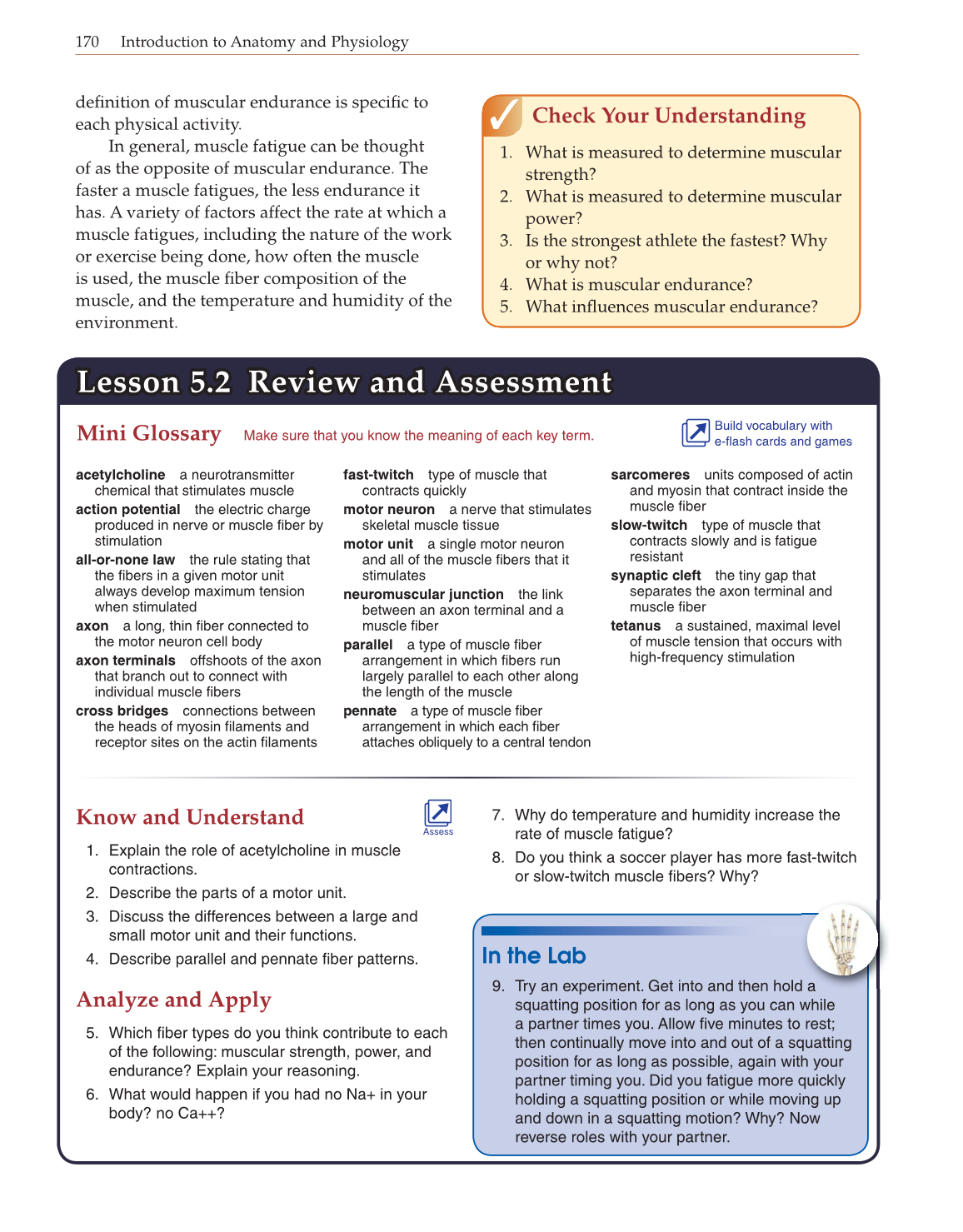 Tentacle en lille Udseende Introduction to Anatomy and Physiology, Online Student Edition Page 170  (180 of 640)