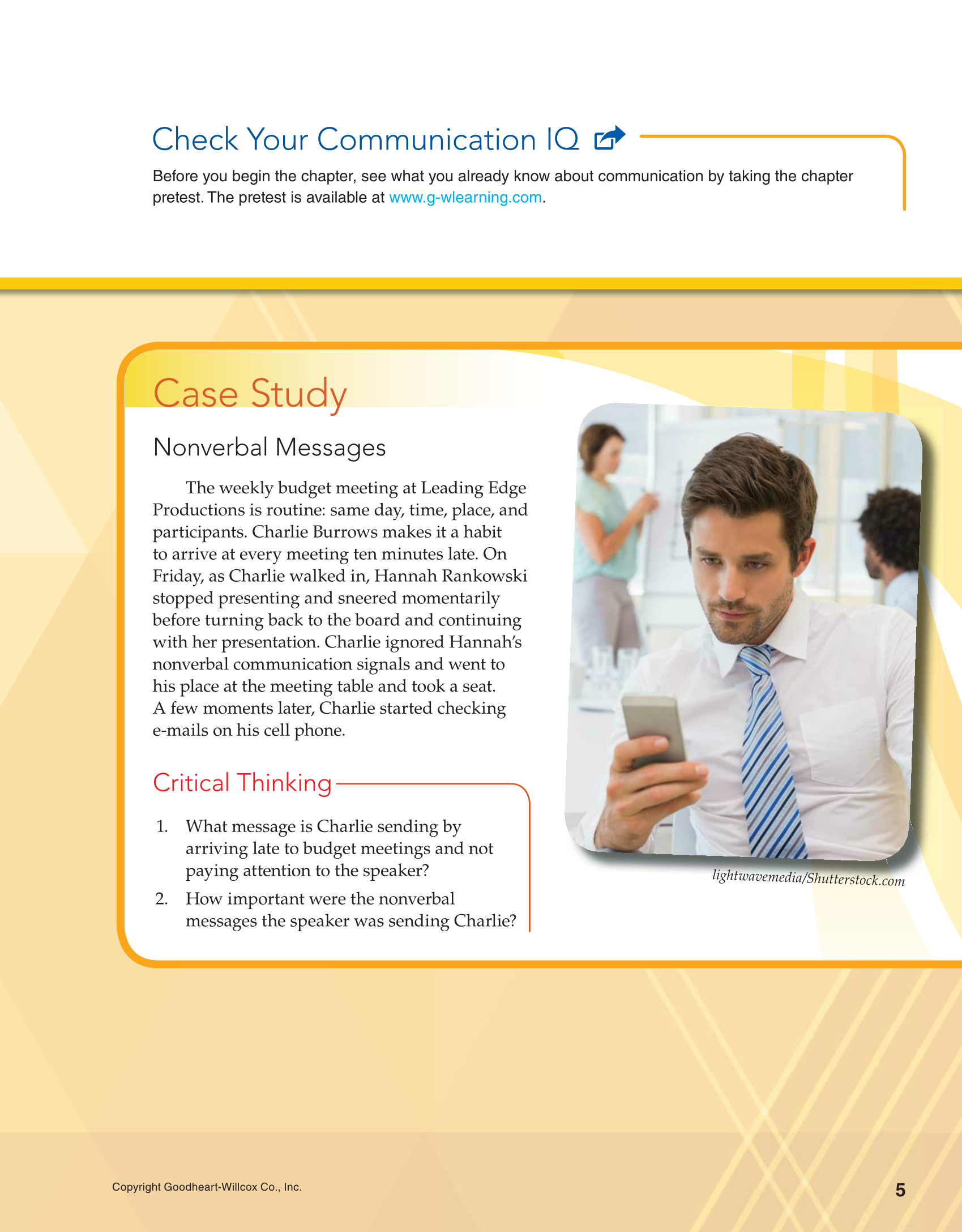 Types of non verbal communication ppt picture