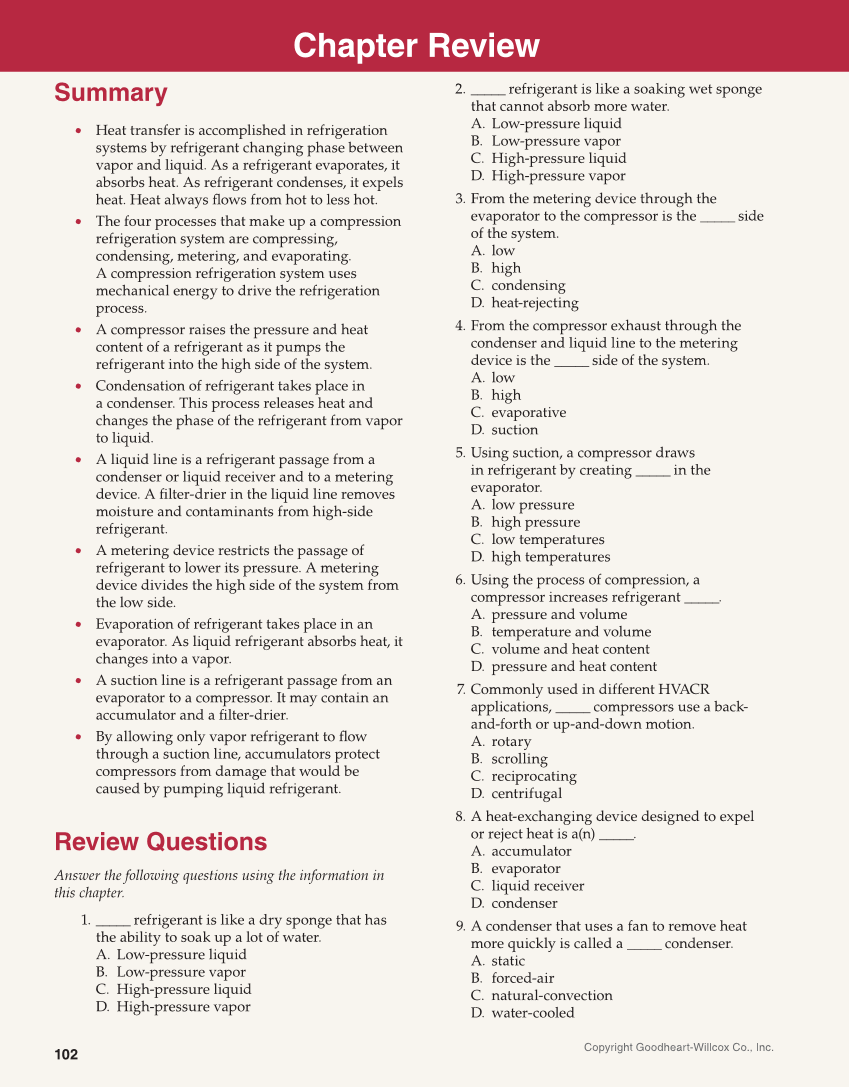 Modern Refrigeration And Air Conditioning 20th Edition Page 102 126 Of 1679