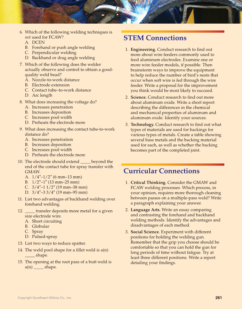 Welding Fundamentals 5th Edition Page 261 281 Of 656 Welding Fundamentals 5th Edition Page 261 281 Of 656