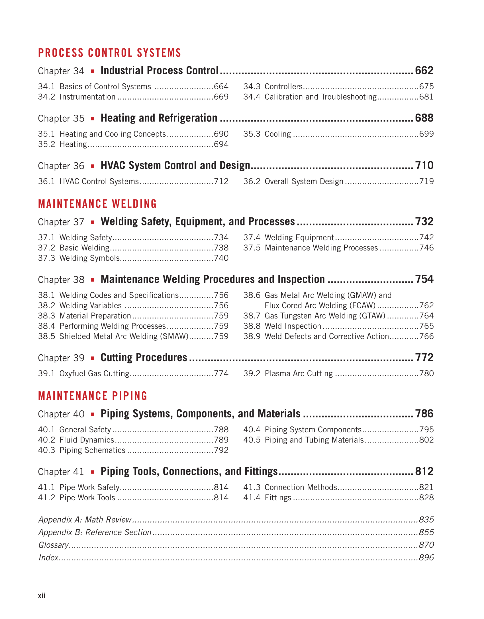Industrial Maintenance and Mechatronics, 1st Edition page xii
