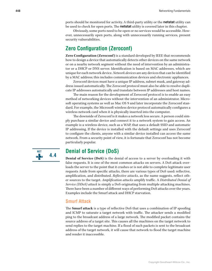 Networking Fundamentals, 3rd Edition page 448